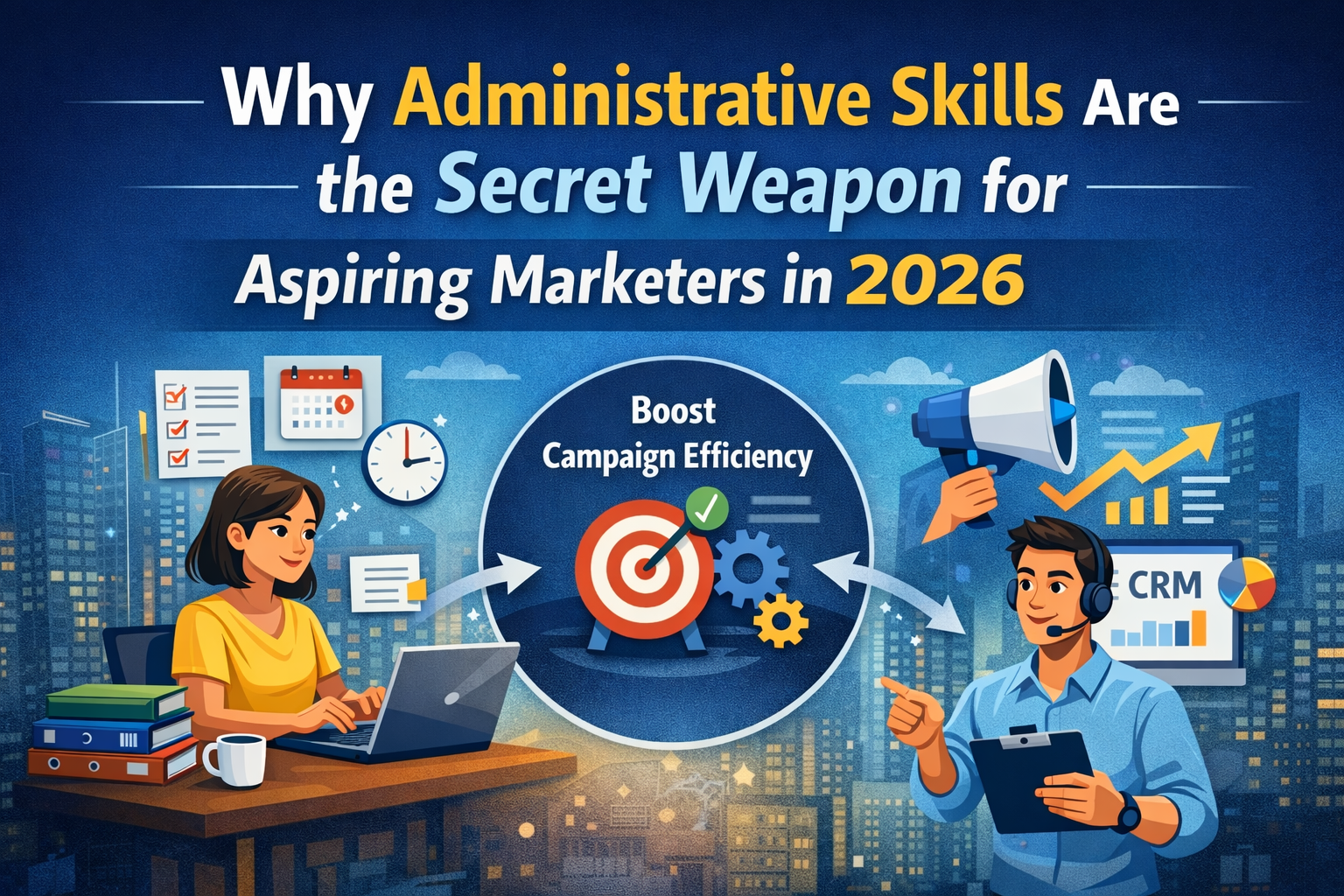 Read more about the article Why Administrative Skills Are the Secret Weapon for Aspiring Marketers in 2026