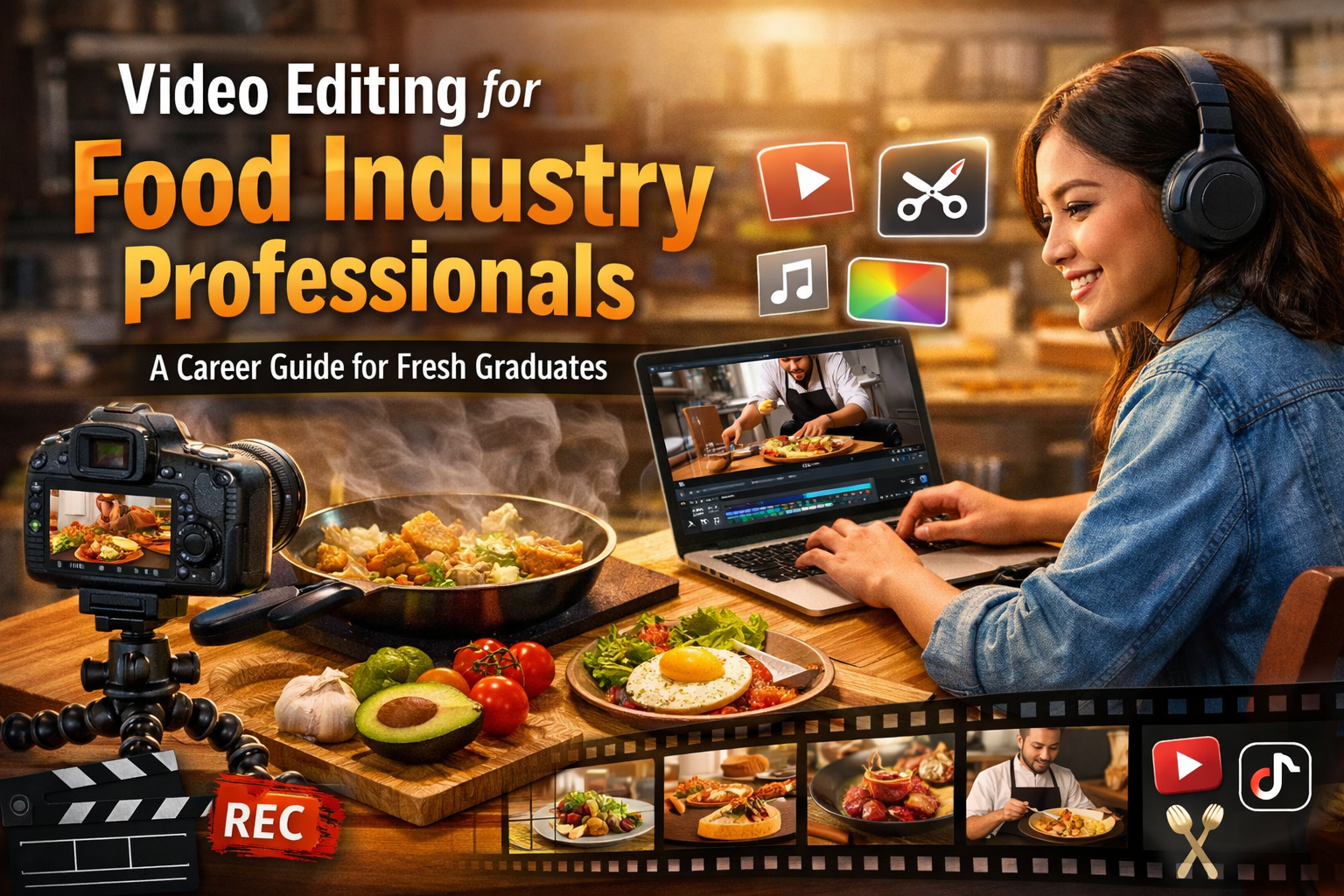 You are currently viewing Video Editing for Food Industry Professionals: A Career and Content Guide for Fresh Graduates