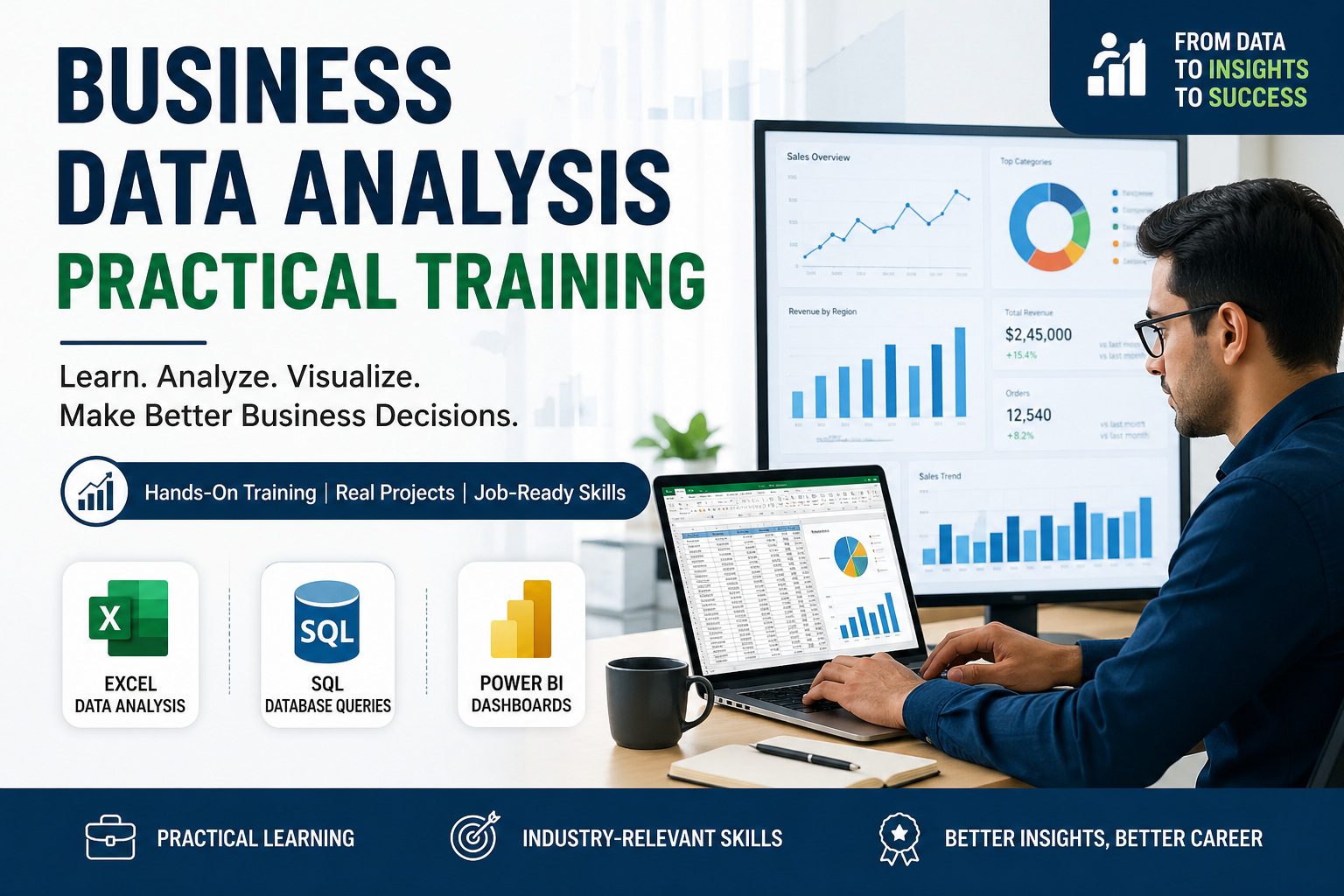 You are currently viewing Business Data Analysis Practical Training Course – brandme4job